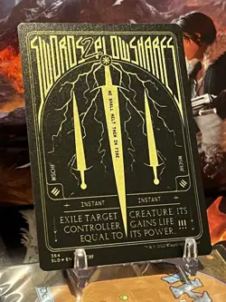 MTG | Swords to Plowshares (364) ✨Gold FOIL Etched✨ [Secret Lair MSCHF] - Image 2