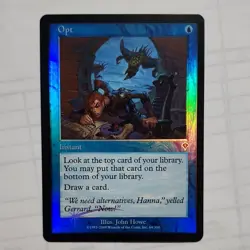 Magic: The Gathering Opt Instant Foil 64/350 2000 English Wizards John Howe - Image 1