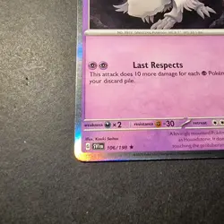 Pokemon Houndstone Scarlet & Violet Base Set 106/198 Holo Rare Card In Toploader - Image 4