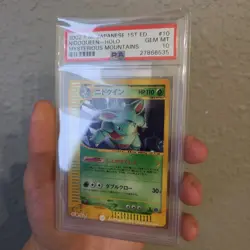 2002 P.M.Japanese 1st ED. Mysterious Mountains Nidoqueen Holo #010 PSA 10 GEM MT - Image 3