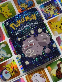 Pokemon Holo Vintage Pocket Monsters Vending Prism Sticker Nintendo collections - Image 1