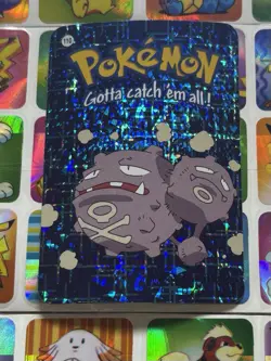 Pokemon Holo Vintage Pocket Monsters Vending Prism Sticker Nintendo collections - Image 2