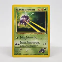 Sabrina's Venonat 96/132 Gym Heroes 40 HP Common Regular Unlimited Pokemon TCG - Image 1