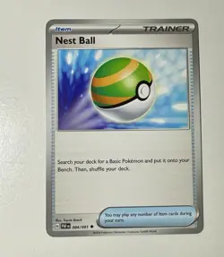 x4 Nest Ball 84/91 Pokemon TCG Paldean Fates - Image 2