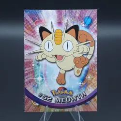 Meowth - #52 - Topps (Black Logo) - Series 1 - Pokemon Card - Image 1