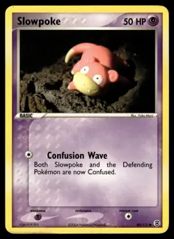 SLOWPOKE - 80/112 Common FireRed & LeafGreen Pokemon MP - Image 1