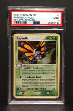2005 Papinella Holo | EX Deoxys | PSA 9 Mint | deutsch | Beautifly | Pokemon - Image 1