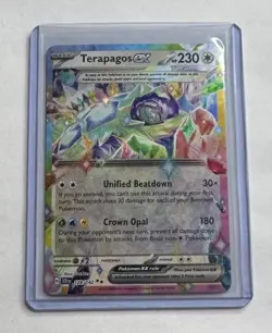 Terapagos ex 128/142 Sv07: Stellar Crown Double Rare Pokemon NM/M - Image 1