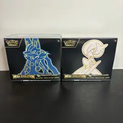 Pokemon Center Mega Evolution Gardevoir & Lucario ETB Elite Trainer Box Set Of 2 - Image 1