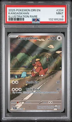 Kangaskhan Pokemon Dri En-Destined Rivals 204 NM PSA 9 - Image 1