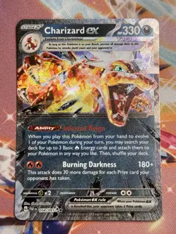 Charizard ex - 054/091 Double Rare Paldean Fates Pokemon TCG - Image 1