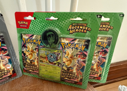 Lot of 2 Pokemon Ascended Heroes 2-Pack Blisters - (1) Erika & (1)Larry - Image 3