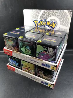 Pokemon TCG: Stacking Tin (Q1 2025). Lot of 12 Factory Sealed - Display And Box - Image 1