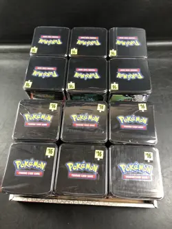 Pokemon TCG: Stacking Tin (Q1 2025). Lot of 12 Factory Sealed - Display And Box - Image 2