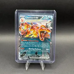 Charizard EX Pokemon SV Paldean Fates 054/091 Double Rare Holo NM - Image 1