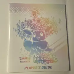 Pokemon Prismatic Evolutions Eevee Player's Guide ETB Booklet - Image 1