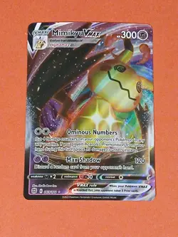 Pokemon Sword & Shield Brilliant Stars Mimikyu VMAX 069/172 Ultra Rare - Image 1