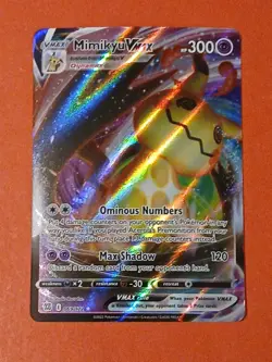 Pokemon Sword & Shield Brilliant Stars Mimikyu VMAX 069/172 Ultra Rare - Image 4