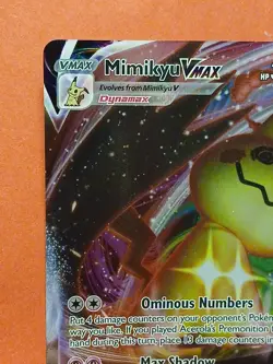 Pokemon Sword & Shield Brilliant Stars Mimikyu VMAX 069/172 Ultra Rare - Image 5