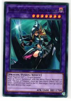 DARK MAGICIAN GIRL THE DRAGON KNIGHT LEDD-ENA36 COMMON YU-GI-OH TCG - Image 1