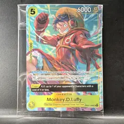Monkey.D.Luffy OP07-109 SR Illustration Box Vol 3 Holo Foil One Piece TCG NM - Image 1