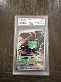 Bulbasaur - (Mega Evolution Stamped) 133/132 Miscellaneous Cards & Products Holo - Image 1
