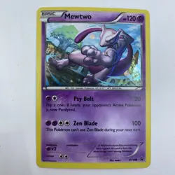 Pokemon Mewtwo XY100 XY Promo Holo English TCG Card MP Rare - Image 1