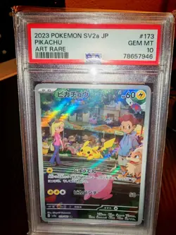PSA 10 - Pikachu - sv2a 173/165 AR - Japanese - Pokemon Card - Pokemon Card 151 - Image 1