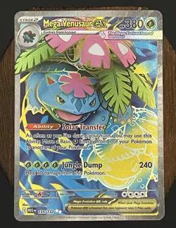 Pokemon TCG Mega Venusaur ex 155/132 2025 Mega Evolution Ultra Rare Card - NM - Image 1