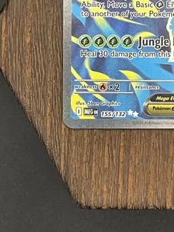 Pokemon TCG Mega Venusaur ex 155/132 2025 Mega Evolution Ultra Rare Card - NM - Image 5