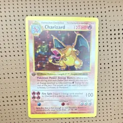 Pokemon Charizard 4/102 Base Set Holo Rare 120 HP English Card 1999 - Image 1