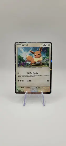 Pokemon TCG: Eevee SVP 043 Cosmos Holo-Black Star Promo Card NM - Image 1