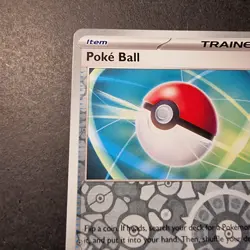 Poke Ball 185/198 Scarlet and Violet Base Set Pokemon Card Reverse Holo Trainer - Image 2