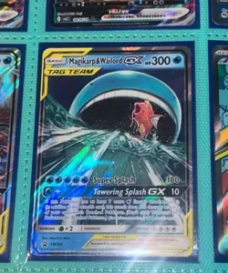 Magikarp & Wailord GX - SM Promos SM166 Tag Team Rare Full Art Pokemon Card - Image 5