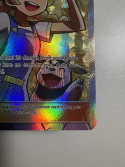 Pokemon Breeder 73/73 Shining Legends Holo Full Art Trainer Pokemon TCG Card - Image 4