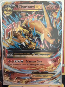 Pokemon M Charizard EX 13/106 Flashfire Ultra Rare Holo 220 HP Pokemon Card - Image 1