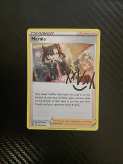 Marnie - SWSH120 - Pokemon Sword & Shield Promo Ultra Rare Holo Card NM - Image 1