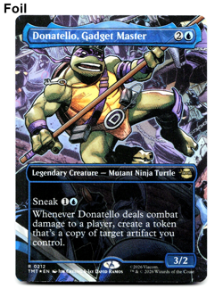 Donatello, Gadget Master (Borderless FOIL) - [Teenage Mutant Ninja Turtles] MTG - Image 1