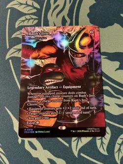 Raph’s Jitte Umezawa’s Jitte Borderless Foil Teenage Mutant Ninja Turtles MTG - Image 1