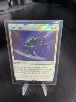 Magic the Gathering - ContinueU SURGE FOIL - #0007 - RARE - TMNT - Mint - Image 1