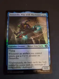 NM Foil Donatello, Way with Machines, MTG, TMNT, Magic the Gathering, 38 - Image 1