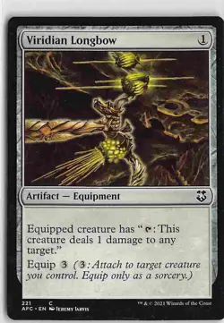 Commander: Adventures in the Forgotten Realms C 221 Viridian Longbow - Image 1