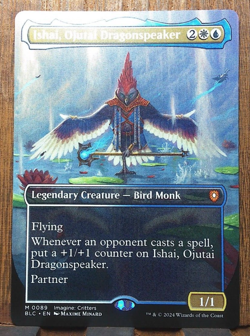 MTG Ishai, Ojutai Dragonspeaker BLOOMBURROW Mythic BORDERLESS PACK FRESH In Hand - Image 1