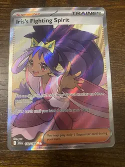 2025 TCG Pokemon #180 Iris's Fighting Spirit 180/159 Holo Journey Together - Image 1