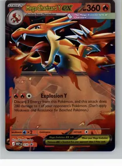 MEGA CHARIZARD Y EX - 030 030 HOLOFOIL P ME: MEGA EVOLUTION PROMO POKEMON NM - Image 1