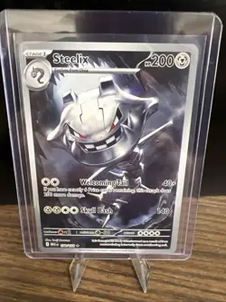 Pokemon Steelix 150/132 Illustration Rare Mega Evolutions MINT CONDITION - Image 1