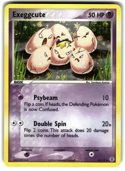 Exeggcute Holo LP 33/112 Pokemon FireRed & LeafGreen - Image 1