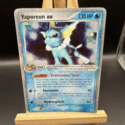 2005 Pokemon EX Delta Species Vaporeon Holo #110/113 - Image 1