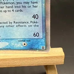 2005 Pokemon EX Delta Species Vaporeon Holo #110/113 - Image 4
