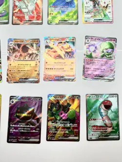 charizard ex SAR & Gengar ex SR japanese Pokemon card high rarity bundle lot LP - Image 4